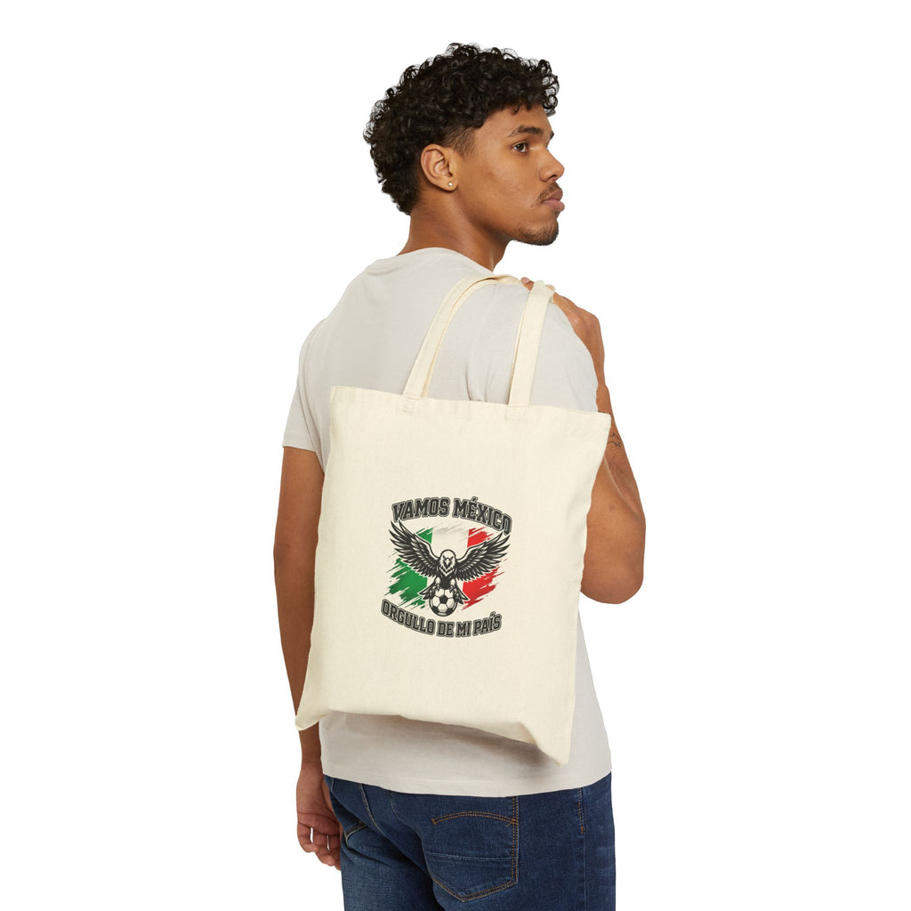 Mexico Pride Retro Soccer Tote | country pride, national colors