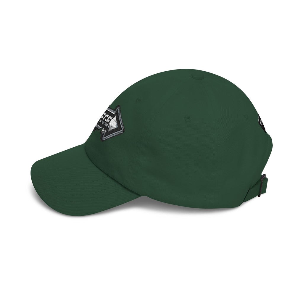 Renegé Arrow Dad Cap — Embroidered White Baseball Hat