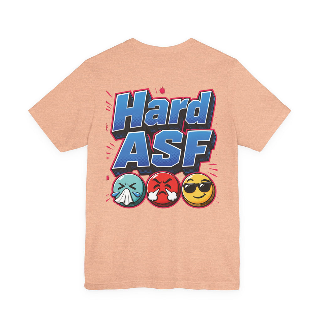 Wash Ya / Hard ASF Emoji Graphic Tee — Funny Emoji Face T-Shirt