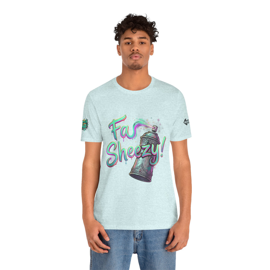 Graffiti Spray Can Tee — "Fas Sheezy!" Street Art T-Shirt