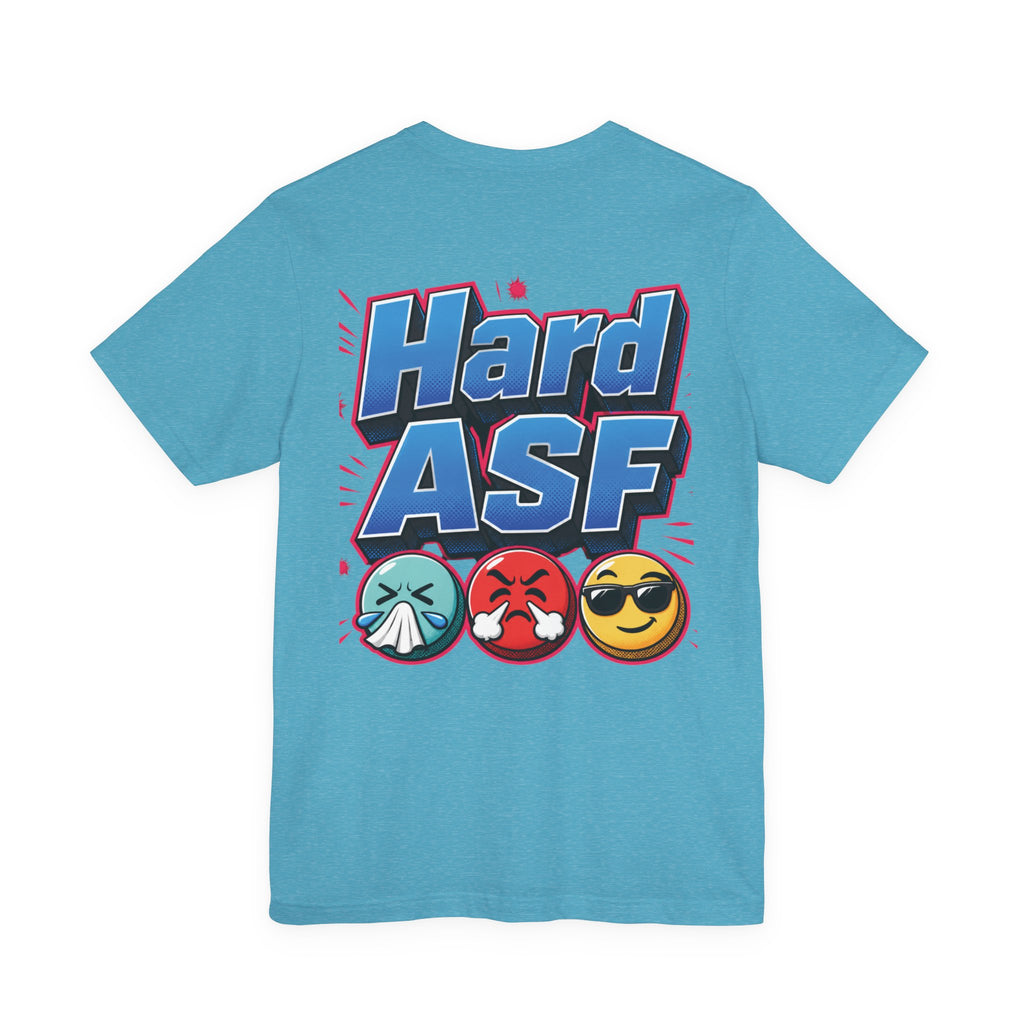 Wash Ya / Hard ASF Emoji Graphic Tee — Funny Emoji Face T-Shirt