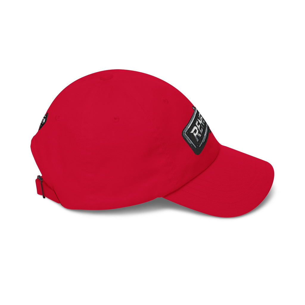 Renegé Arrow Dad Cap — Embroidered White Baseball Hat