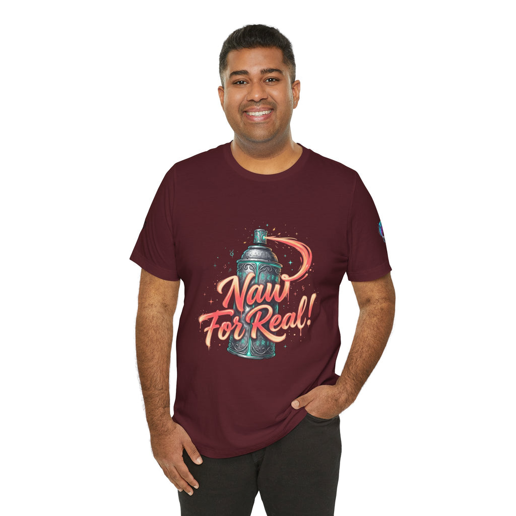 Spray Can 'Naw For Real' Graphic Tee