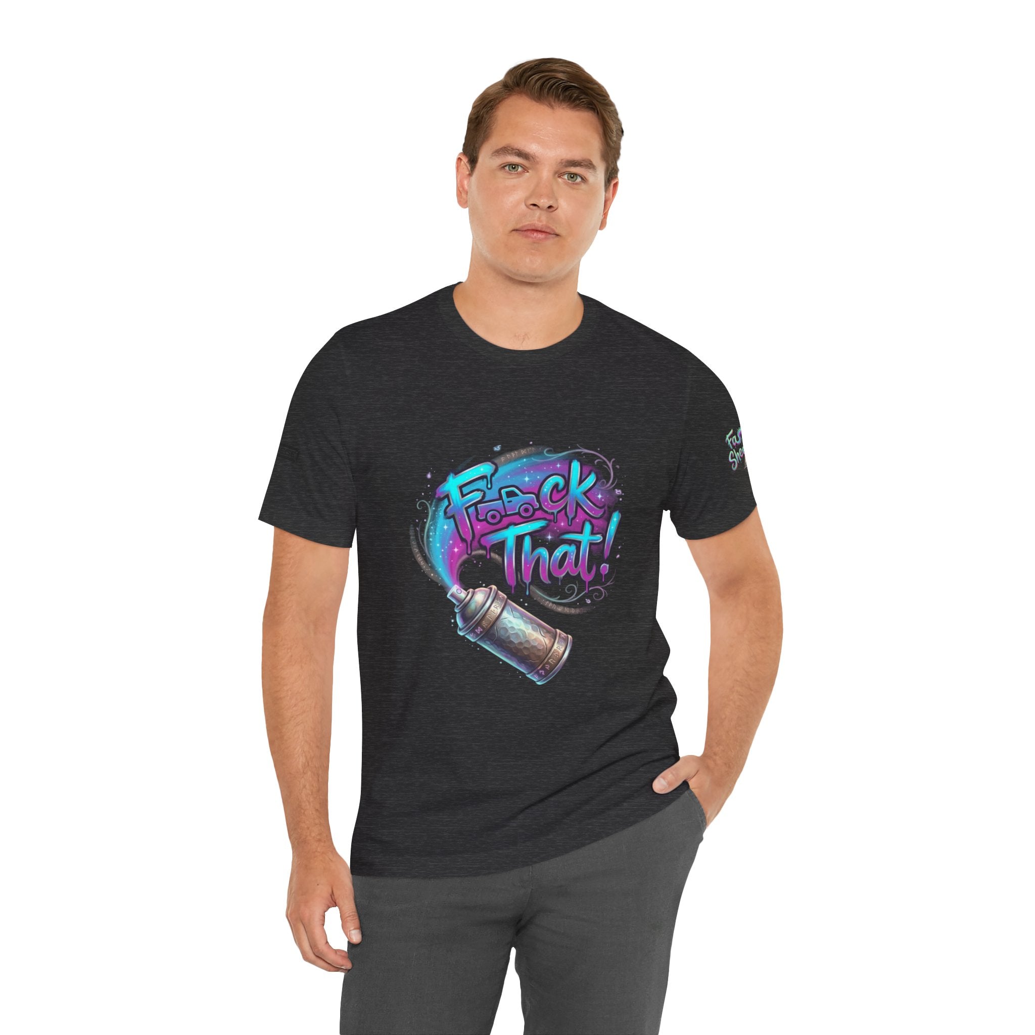 Graffiti 'F*ck That!' Spray Can T‑Shirt