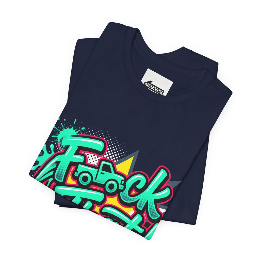 Graphic Tee — "F*ck That!" Streetwear Spray-Paint Design