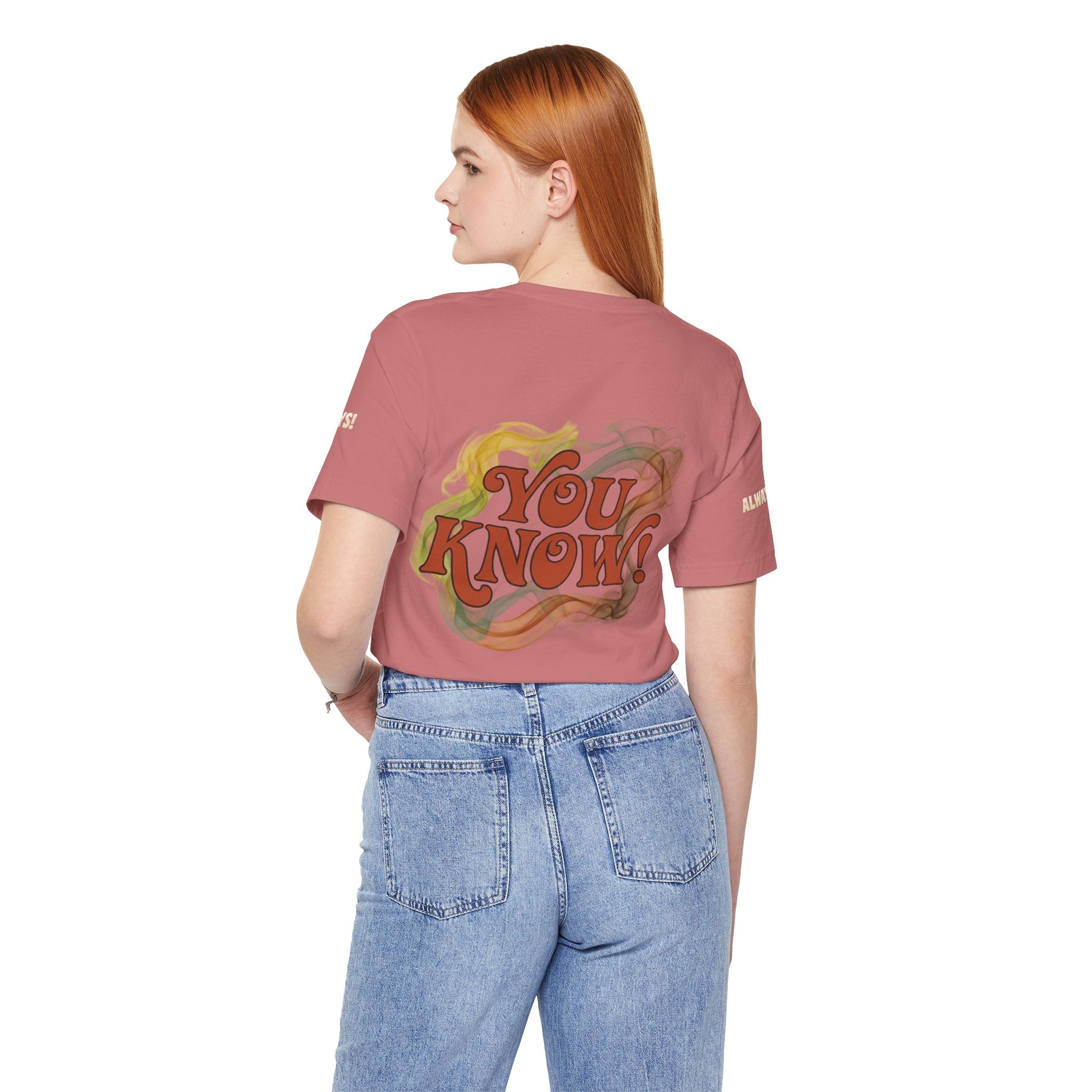 You Know! Graphic Tee — Retro Swirl Vintage Style T‑Shirt