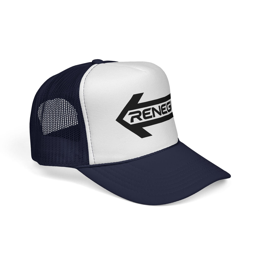 Renegade Arrow Trucker Hat — Retro Bold Logo Mesh Cap
