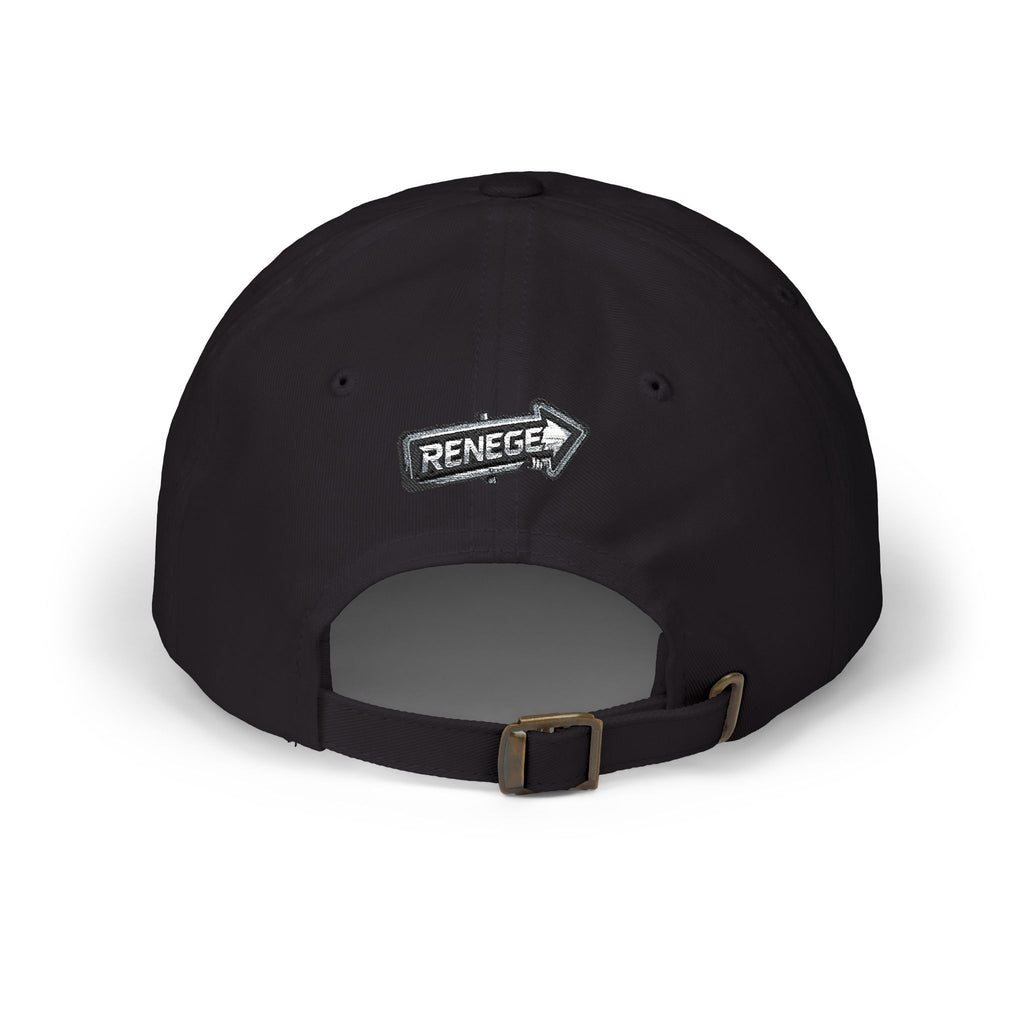 Renegé Arrow Dad Cap — Embroidered White Baseball Hat