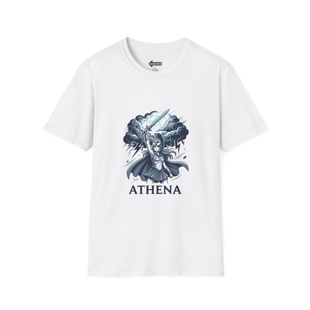 Athena Warrior T-Shirt — Mythical Greek Goddess Graphic Tee