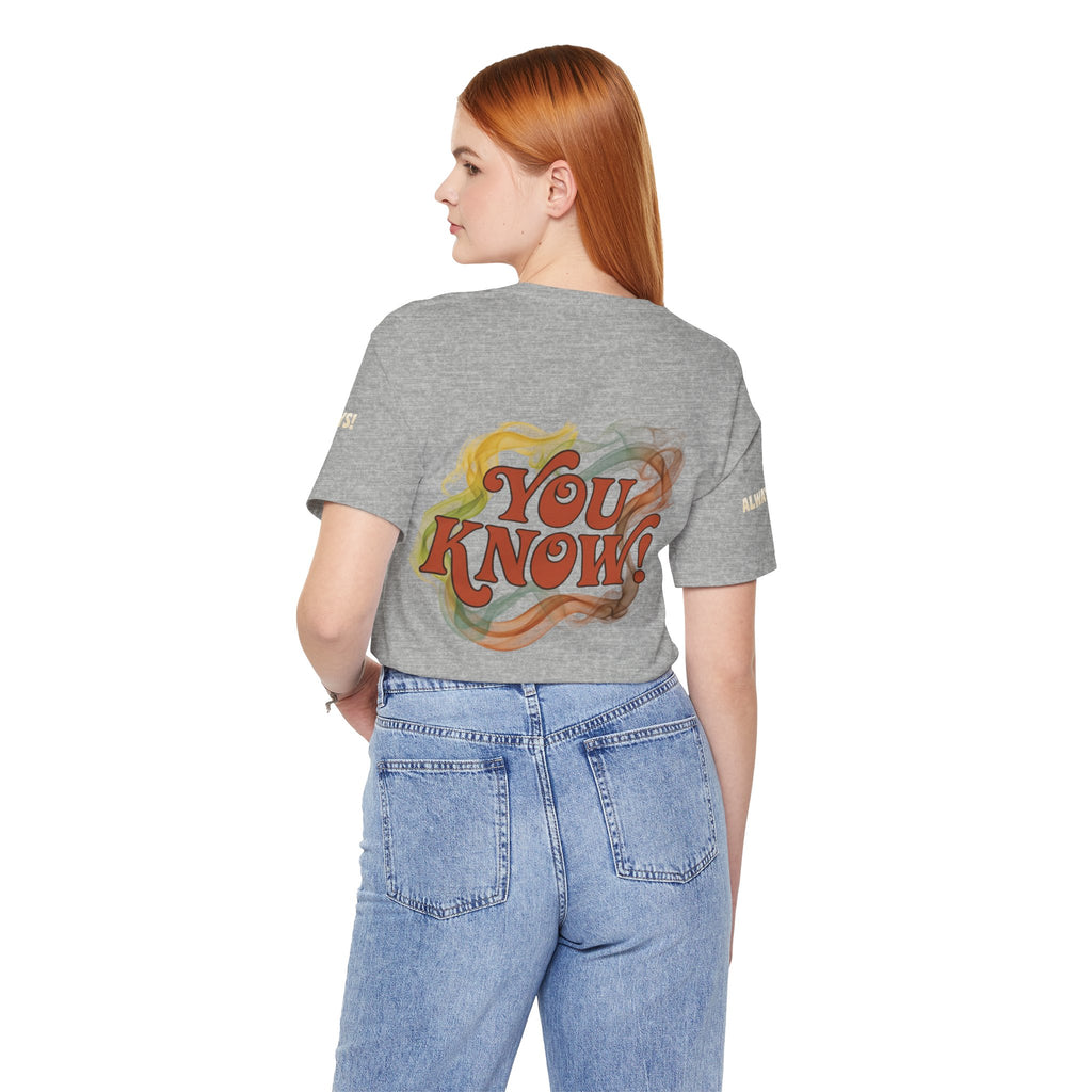 You Know! Graphic Tee — Retro Swirl Vintage Style T‑Shirt