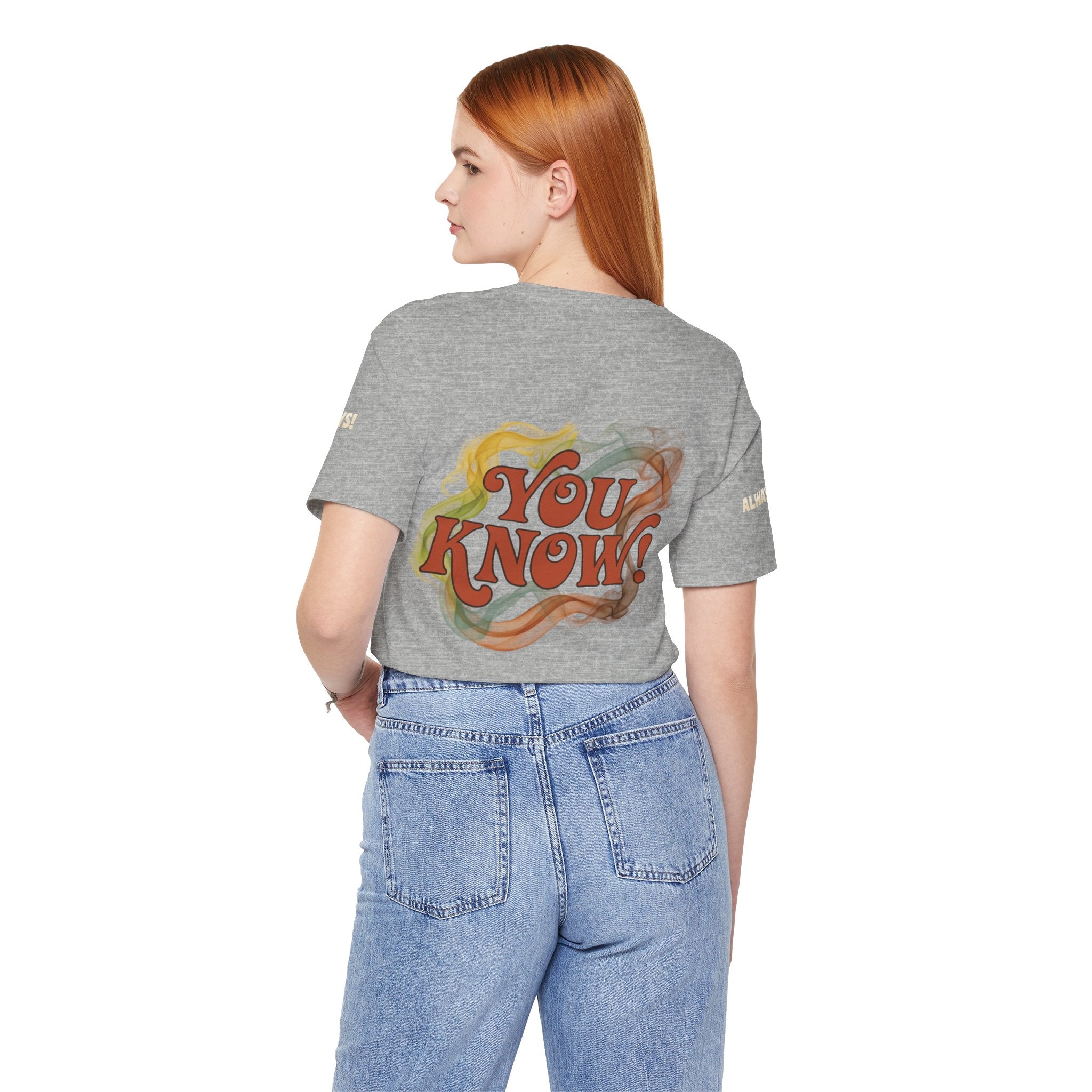 You Know! Graphic Tee — Retro Swirl Vintage Style T‑Shirt