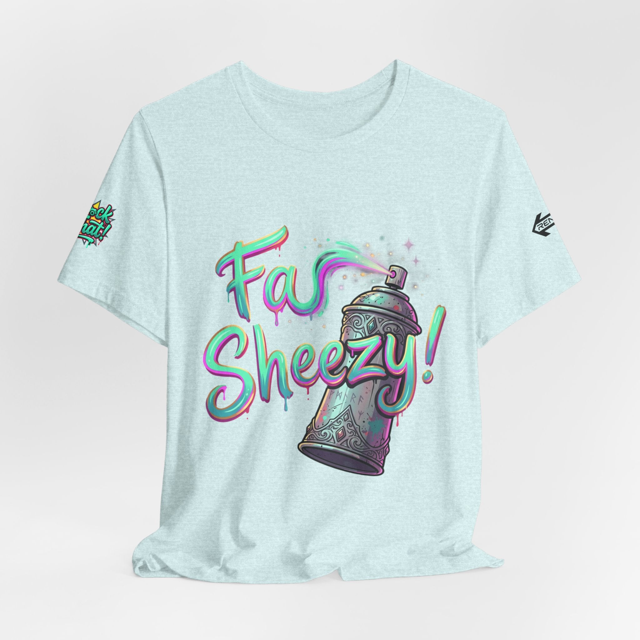 Graffiti Spray Can Tee — "Fas Sheezy!" Street Art T-Shirt