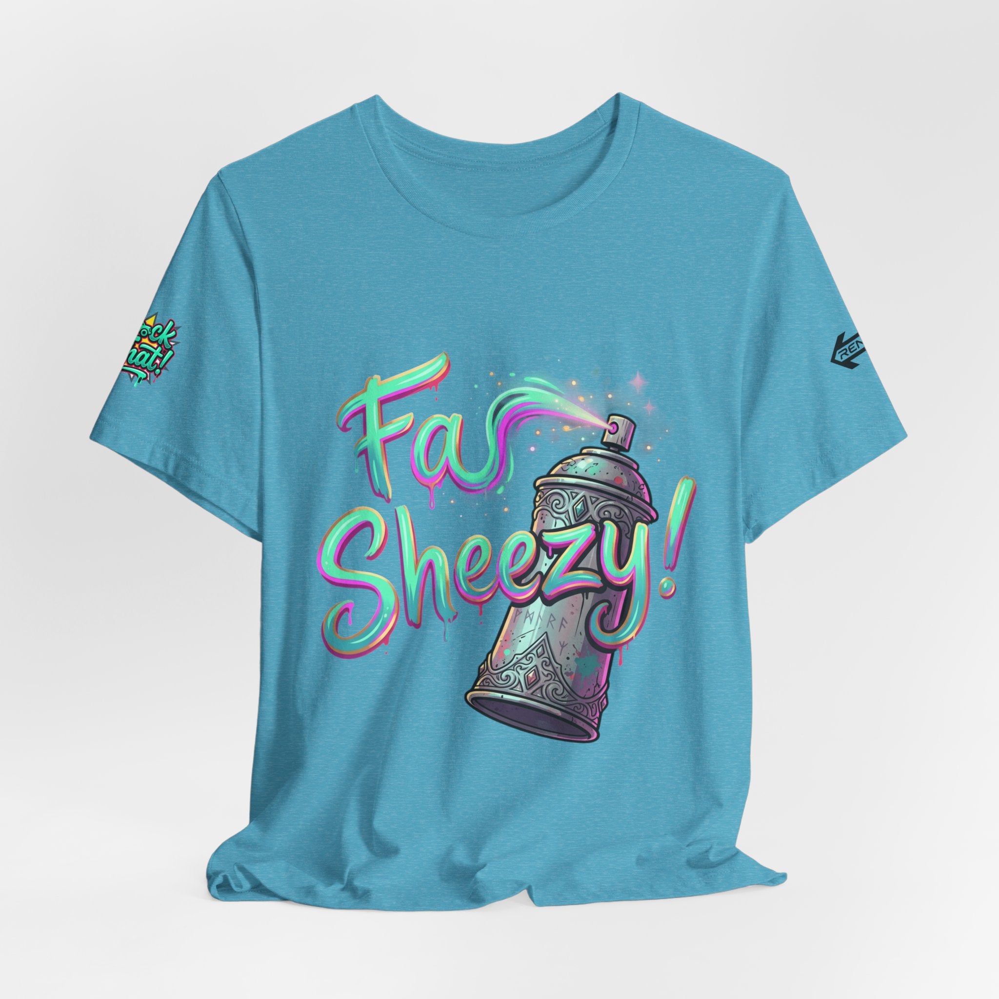 Graffiti Spray Can Tee — "Fas Sheezy!" Street Art T-Shirt