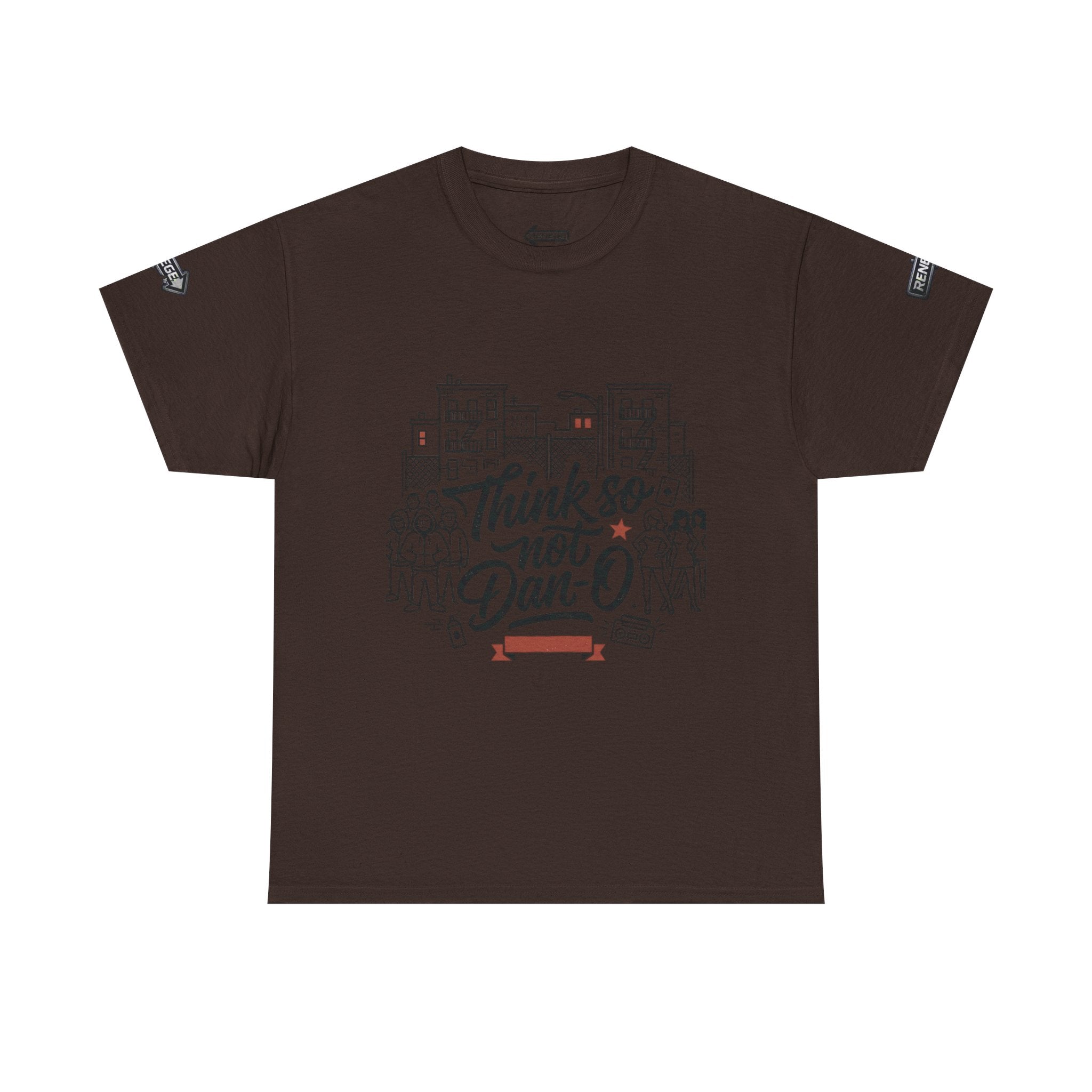 T-Shirt — "Think So Not Dan-O" Graphic Tee (Book'd Em City Back Design)