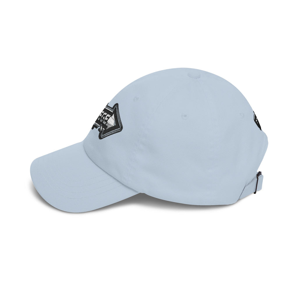 Renegé Arrow Dad Cap — Embroidered White Baseball Hat