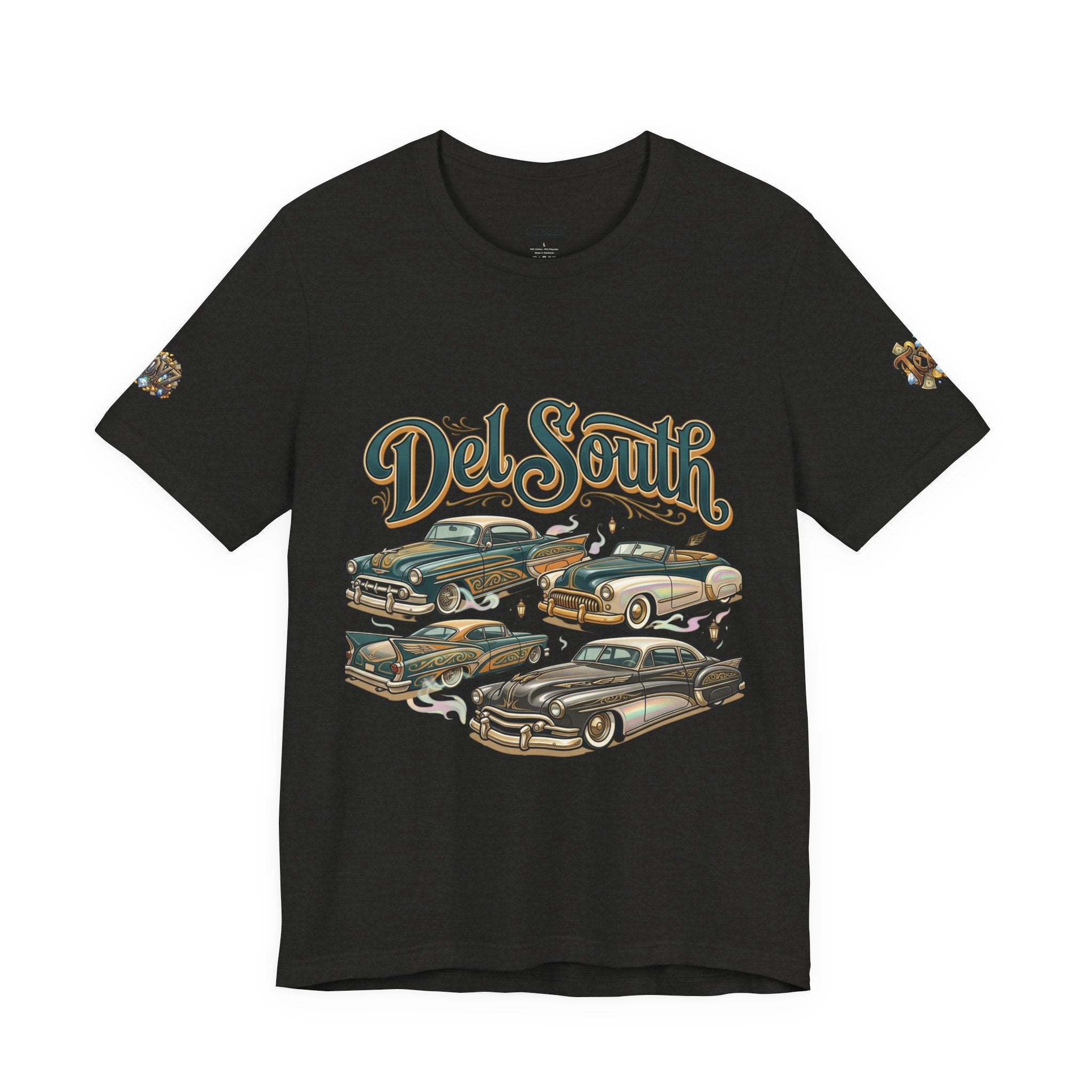 Del South Classic Cars Tee — "Hard Hitta" Back Graphic
