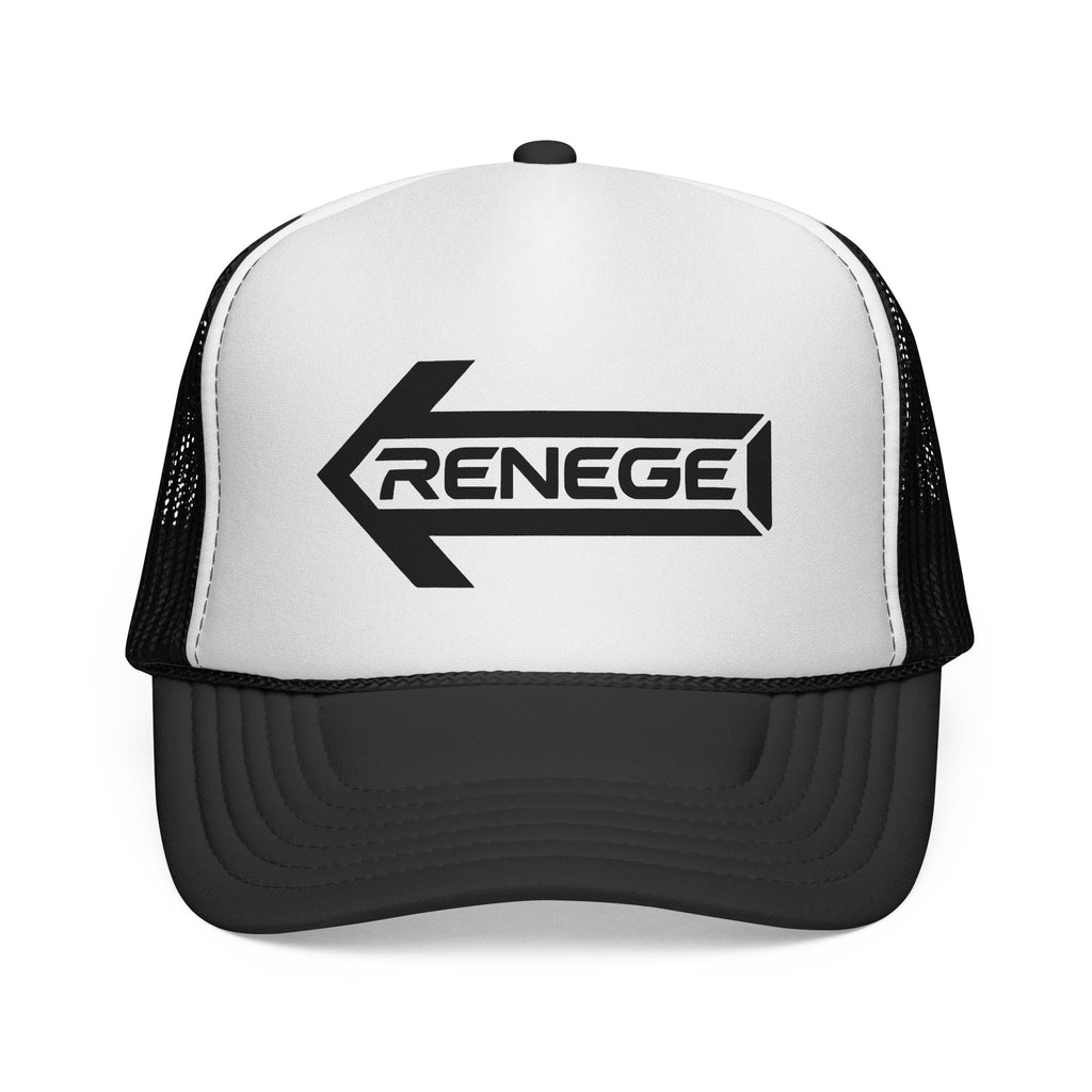 Renegade Arrow Trucker Hat — Retro Bold Logo Mesh Cap