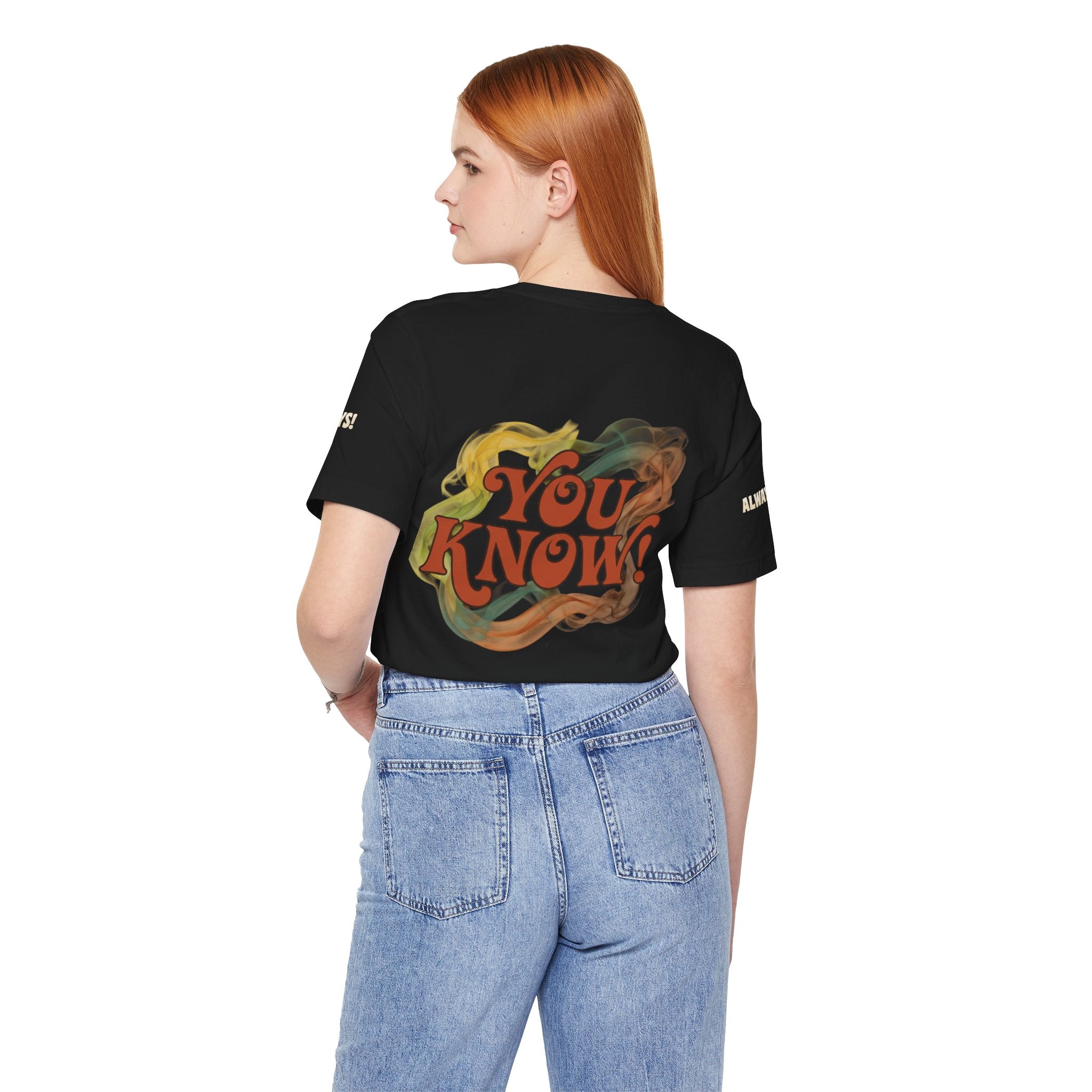 You Know! Graphic Tee — Retro Swirl Vintage Style T‑Shirt