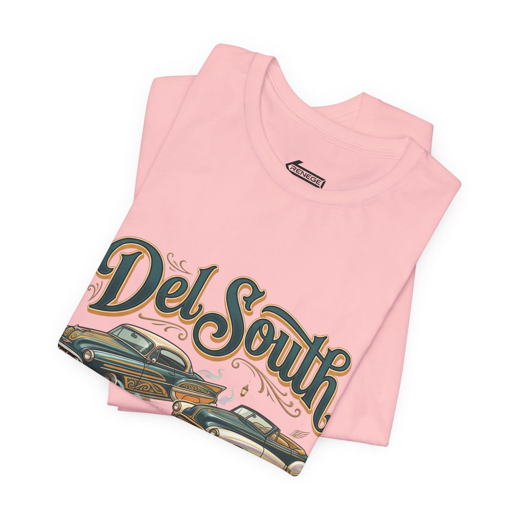 Del South Classic Cars Tee — "Hard Hitta" Back Graphic