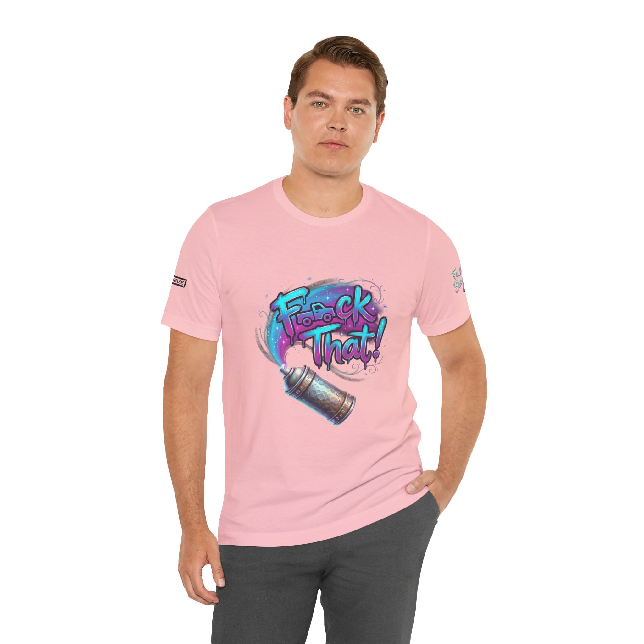Graffiti 'F*ck That!' Spray Can T‑Shirt