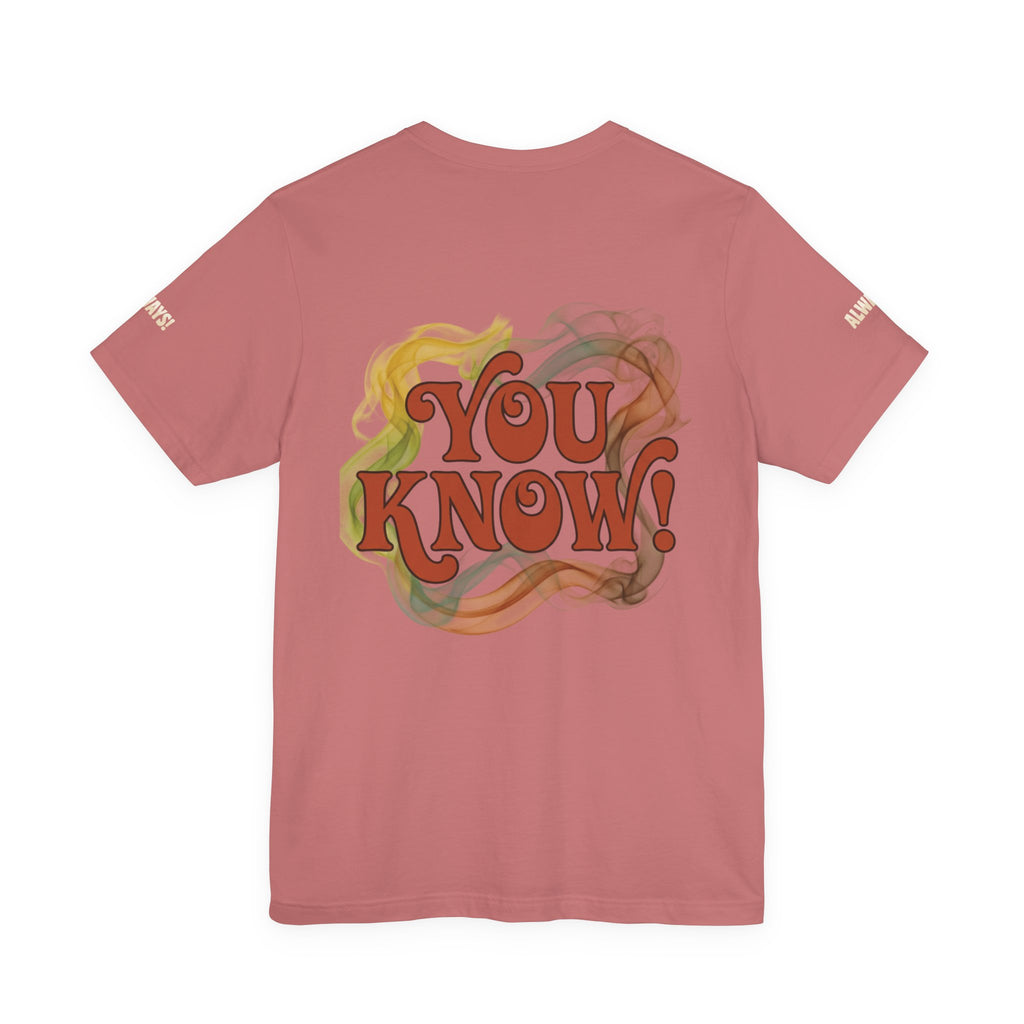You Know! Graphic Tee — Retro Swirl Vintage Style T‑Shirt