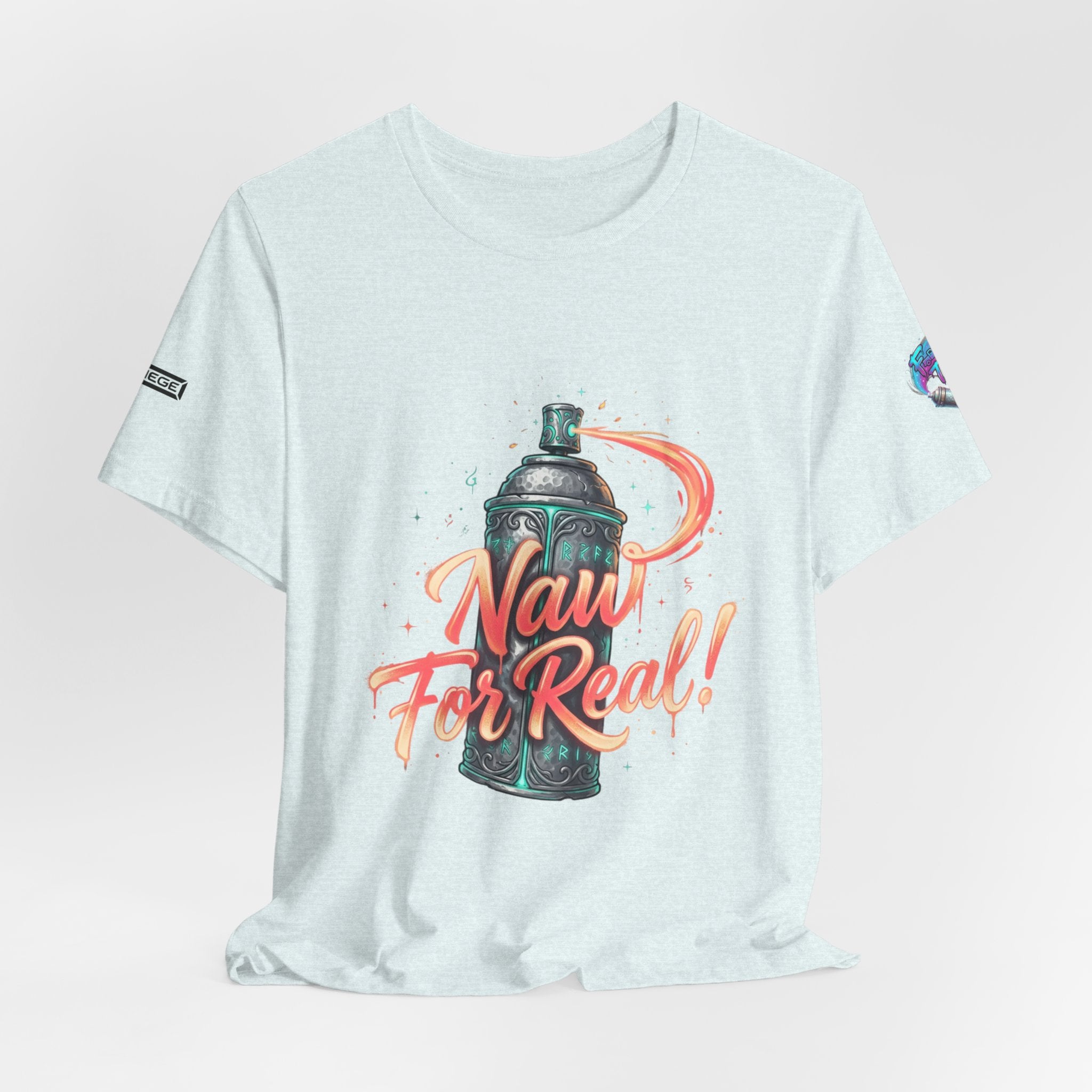 Spray Can 'Naw For Real' Graphic Tee