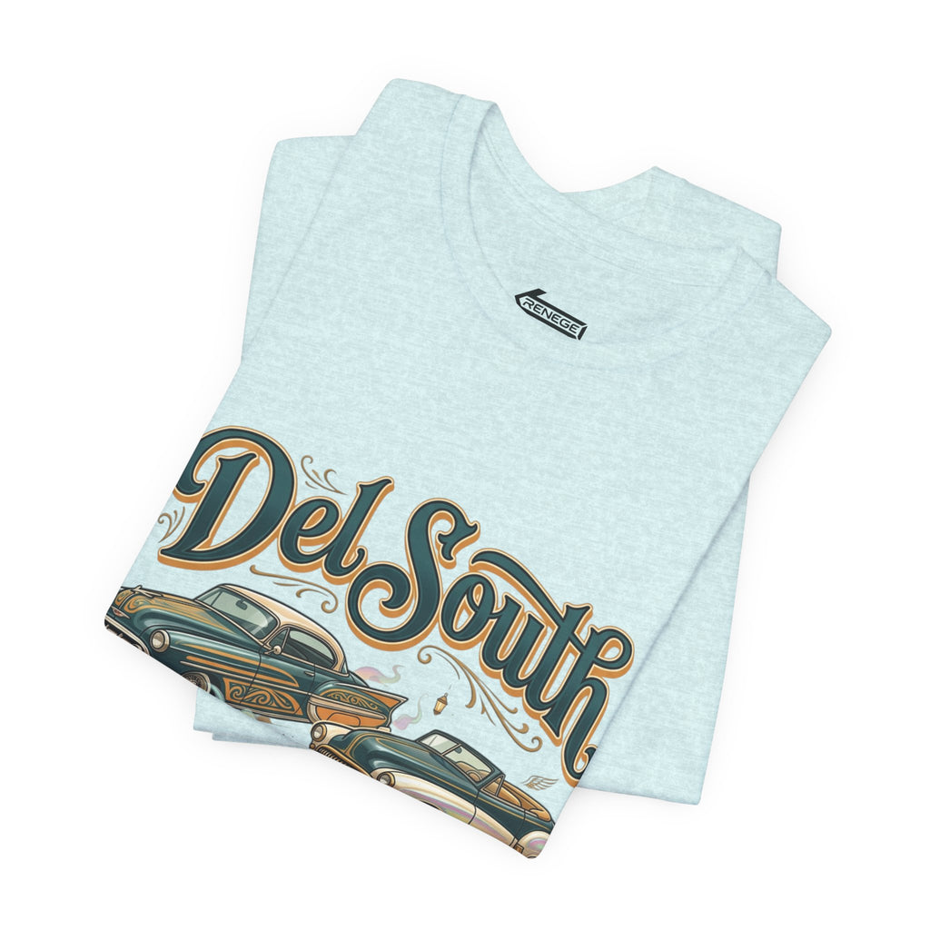 Del South Classic Cars Tee — "Hard Hitta" Back Graphic
