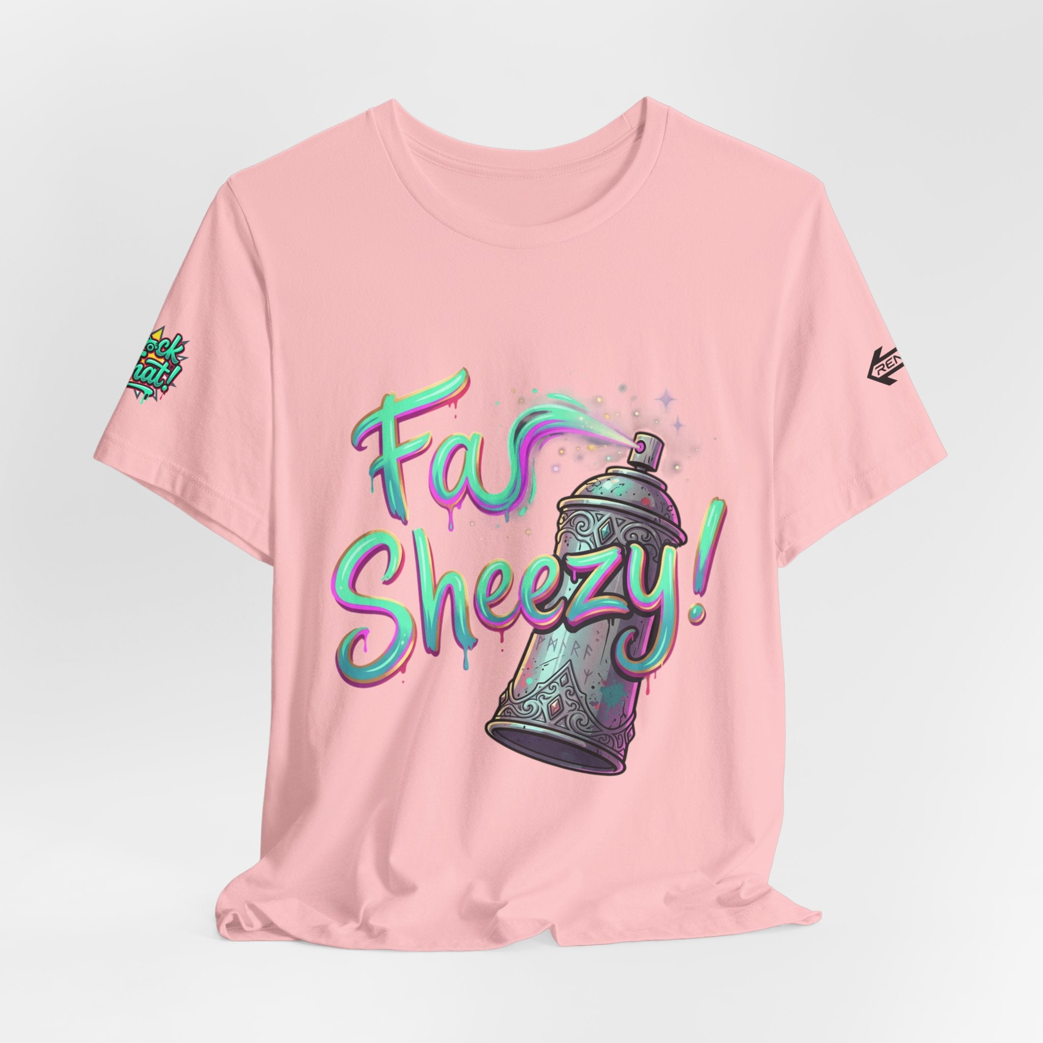 Graffiti Spray Can Tee — "Fas Sheezy!" Street Art T-Shirt