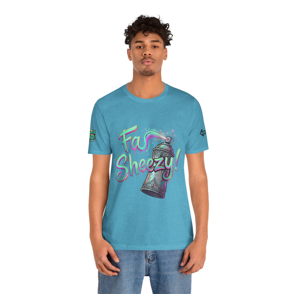 Graffiti Spray Can Tee — "Fas Sheezy!" Street Art T-Shirt