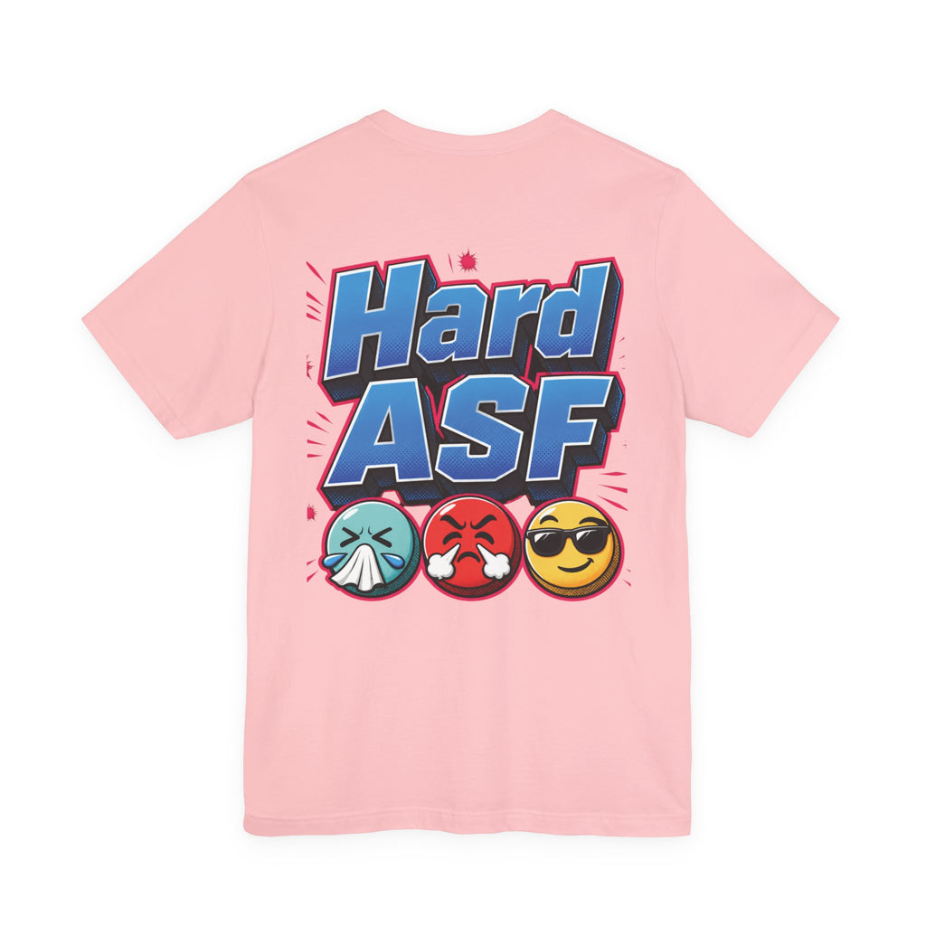 Wash Ya / Hard ASF Emoji Graphic Tee — Funny Emoji Face T-Shirt