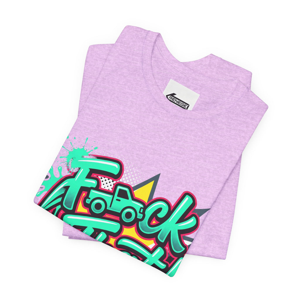 Graphic Tee — "F*ck That!" Streetwear Spray-Paint Design