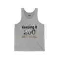 Keeping It 200 Tank Top – Funny "Keeping it 200 ain't easy" Graphic Tank